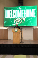 Women's Basketball welcome home event