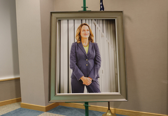 President's portrait unveiling