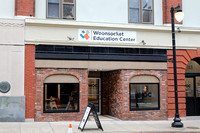 Woonsocket Educational Center ribbon cutting 2022